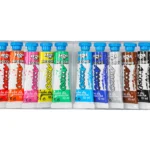 Lot de 10 tubes de gouache ACCORD – 10 ml (couleurs assorties)