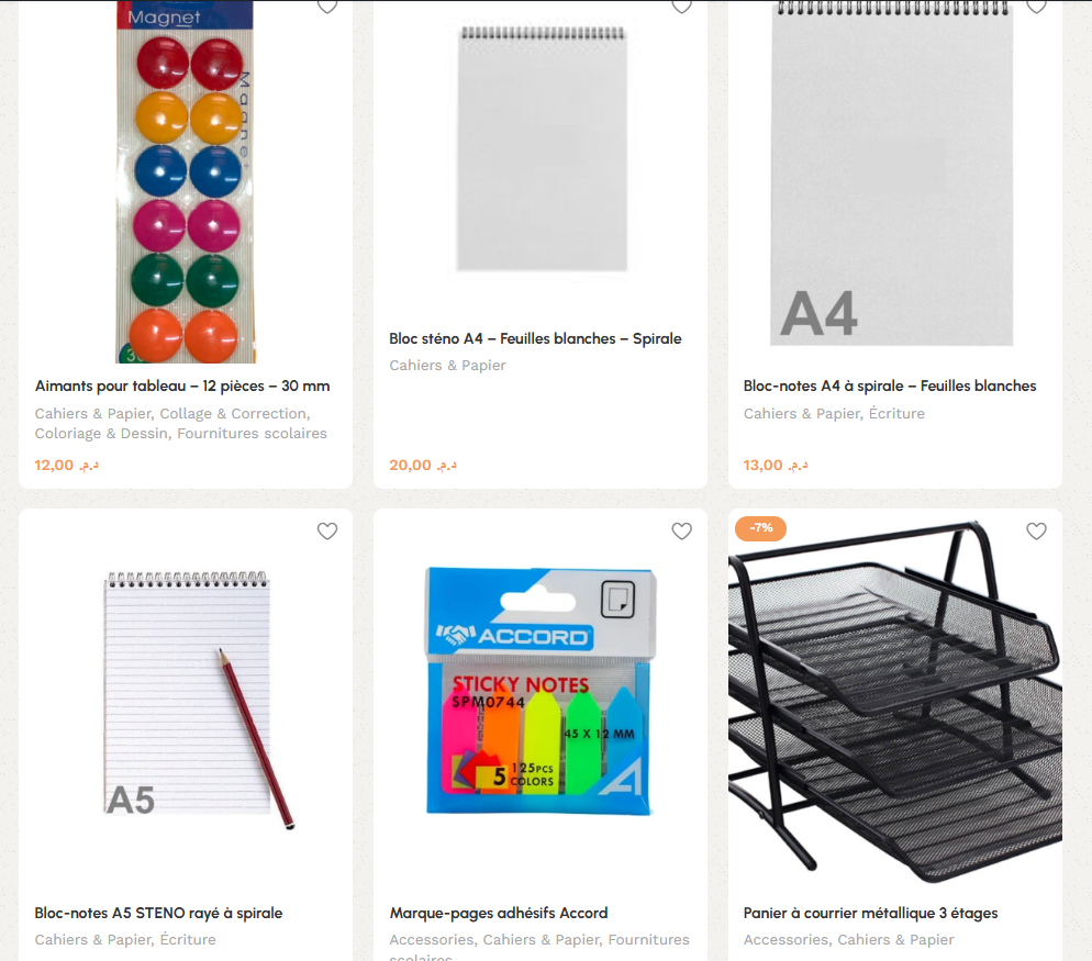 Cahiers & Papier | Organisation simple et propre